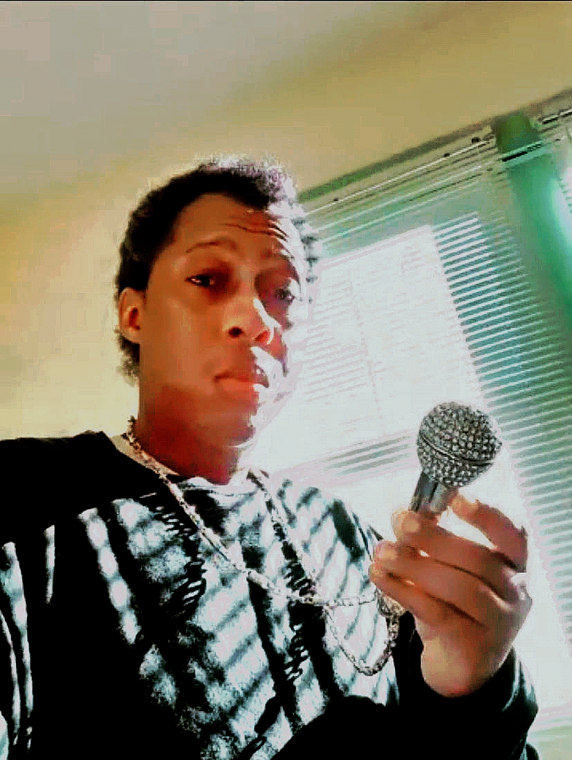 Championplayboy with microphone